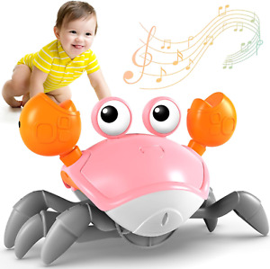 New ListingCrawling Crab Toy, Infant Tummy Time Baby Toys, Fun Interactive Dancing Walking