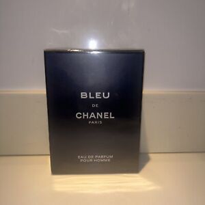 Bleu De Chanel Eau De Parfum 3.4 Fl Oz 100 ML Fragrance Spray For Men - New