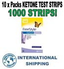 Abbott Freestyle Optium Ketone Strip 100x10 PACK=1000 STRIPS EXP 03/25