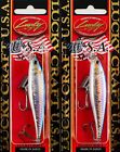 (LOT OF 2) LUCKY CRAFT POINTER 78SP 3/8OZ PT78SP-270 MS AMERICAN SHAD E2346