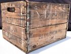 Antique BLEACH-OX Wooden Shipping Crate Advertising Box - Bethlehem, PA