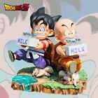 NEW15CM Dragon Ball Anime Figure Son Goku and Krillin Milk  PVC Model Gifts Toys