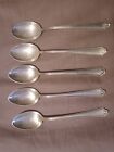 J. S. Co. (Jennings Silver Co.) Sterling Silver Dinner Spoons, Ptd. 1921, 6 1/8