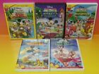 Lot of 5 Mickey Mouse Clubhouse DVD's Road Rally Santa Hunt Outdoors Storybook