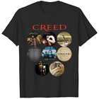 Creed band t shirt Music Shirt Black Short Sleeve All size Shirt  C009