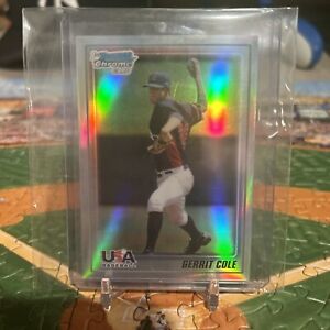 Gerrit Cole 2010 1st Bowman Chrome Refractor#USA-BC5 Rc #/777 SP. CY YOUNG