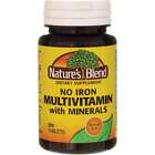 Nature's Blend Multivitamin with Minerals - No Iron 100 Tabs