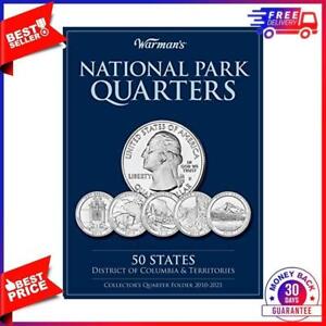 New Listing50 State Quarters Album Territories Collector Coin Folder Collecting Binder Book