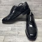 Florsheim Lexington Oxford Wingtip Black Leather 17066-01 Men Size 10.5D