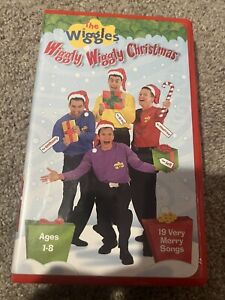 The Wiggles: Wiggly Wiggly Christmas (VHS, 2000) Large Red Clamshell Case