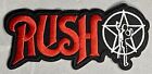 RUSH IRON ON SEW ON EMBROIDERED PATCH MUSIC