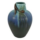 Ephraim Faience 2004 Hand Made Pottery Northern Lights Caribou Vase 405
