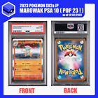 Pokemon PSA 10 GEM MINT! Low POP! Marowak Japanese SV2a 151 Pokemon Card #105