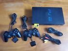 Sony PlayStation 2 Fat PS2 Console w/ Two Controllers & Free McBoot Memory Card