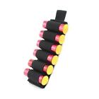 Tactical 6 Rounds Shotgun Shell Holder Card Strip w/ Adhesive Back for 12 Gauge