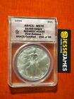 1996 $1 AMERICAN SILVER EAGLE ANACS MS70 FIRST RELEASE MIDWEST HOARD PEDIGREE