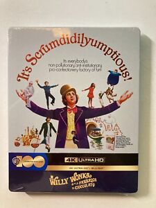 Willy Wonka & the Chocolate Factory w. Steelbook (4K UHD + Blu-ray, Region Free)