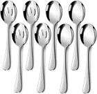Hiware 8 Pack Stainless Steel Serving Spoons Set Includes 4 Serving Spoons an...