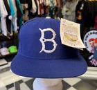 Vintage NWT Brooklyn Dodgers American Needle Fitted Cap Size 7 1/4