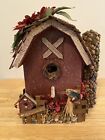 Decorative Maroon Wooden Bird House