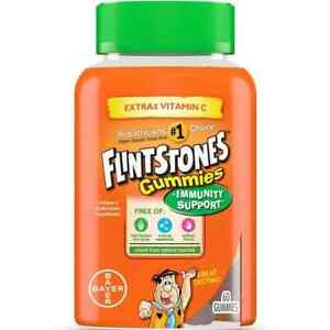 Flintstones Gummies Plus Immunity Support Children's Multivitamin 60 Ct, 12/2024