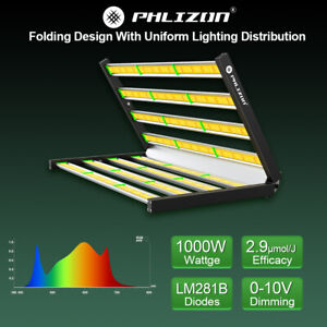 Phlizon 1000W Samsung LED Grow Plant Light Bar Full Spectrum Indoor 6x6ft Tents