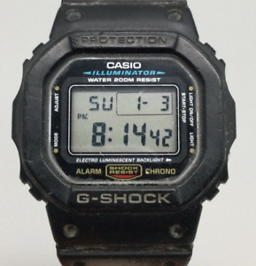 Casio G-Shock Watch Men Digital Black 44mm Backlight 3229 DW-5600E New Battery