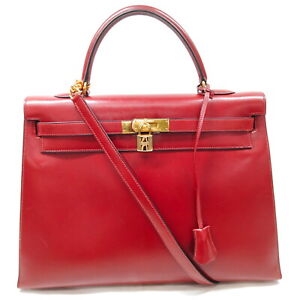 Hermes Hand Bag Kelly Bordeaux Box Calf 432279