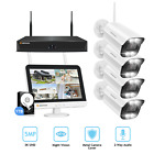 Wireless Security Camera System Outdoor Home 5MP Bullet 10CH With 1TB HDD WiFi
