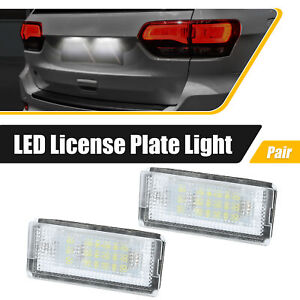 1 Pair LED License Plate Light Car Number Lamp Error Free for Mini Cooper R50 (For: More than one vehicle)