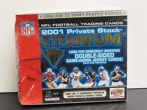 2001 Pacific Private Stock Titanium NFL Football Factory Sealed Hobby Box