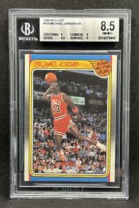 BGS 8.5 1988 Fleer Michael Jordan #120 NBA Chicago Bulls Basketball Card NM-MT+