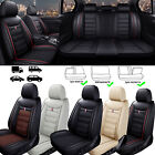 For Toyota Car Seat Cover 5-Seat Full Set Deluxe Leather Front & Rear Protectors (For: 2007 Toyota Solara)