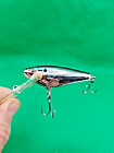 Old lure Vintage Bagley silver Herring crankbait super all around lure for fish.