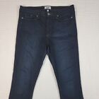 PAIGE Hoxton Womens Straight High-Rise Ultra Skinny Mona Denim Jeans Size 34