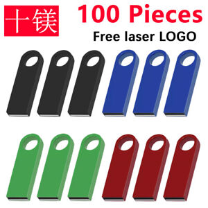 wholesale 10/20/100 Pack USB Flash Drive Memory Stick Pendrive Thumb Drive Lot