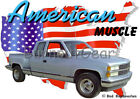 1991 Blue Chevy Pickup Truck a Custom Hot Rod USA T-Shirt 91 Muscle Car Tees