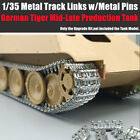1/35 Scale German Panther Later Version Tank Model Metal Track Links w/Metal Pin