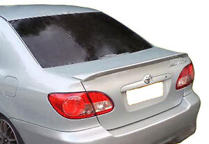 UNPAINTED PRIMED LIP FACTORY STYLE SPOILER FOR A TOYOTA COROLLA 2003-2008 (For: 2005 Toyota Corolla)