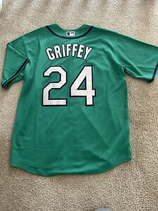 New Ken Griffey Jr Jersey Teal Green Men's Adult XL Seattle Mariners #24