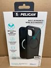 Pelican Voyager Magnetic iPhone 13 Case Black Built-In Magnets Work With Magsafe