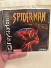 Spider-Man (Sony PlayStation 1, 2000) PS1 CIB Black Label Complete & Tested