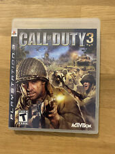 Call of Duty 3 (Sony PlayStation 3, 2006) PS3 - TESTED AND WORKING