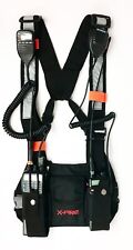 X-FIRE® Updated Dual Portable Radio Chest Rig Harness for Two-Way Radios