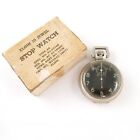 WWII 1944 Elgin 16s 15 Jewel Type A8 Stop Watch w/Box