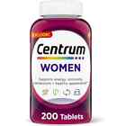 CENTRUM - WOMEN MULTIVITAMIN - 200 TABLETS - EXP 01/25