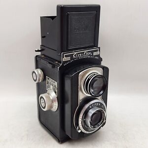 Vintage Graflex Ciro Flex TLR Camera w/ Wollensak 85mm F3.5 Lens - Rapax Shutter
