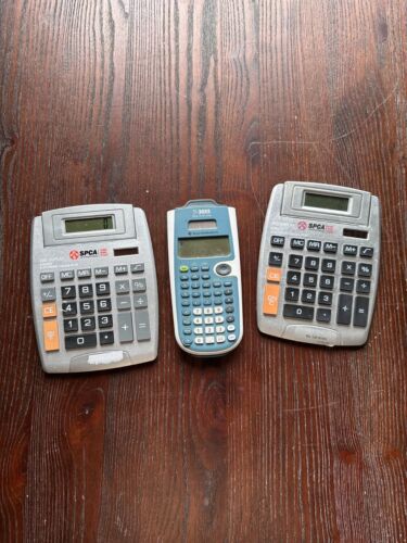 Ti-30XS Texas Instruments Calculator With Two SPCA International Calculators Lot