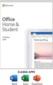 Microsoft Office Home and Student 2019 For 1 User - NEW™