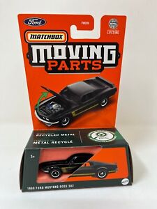 1969 Ford Mustang Boss 302 * BLACK * 2024 Matchbox Moving Parts Case M
